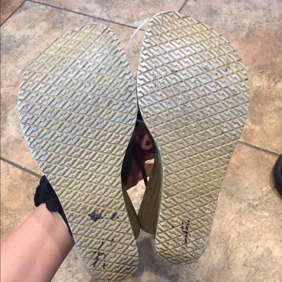 Vintage platform 90’s Y2k wedge 9 brown sandal - Picture 5 of 7